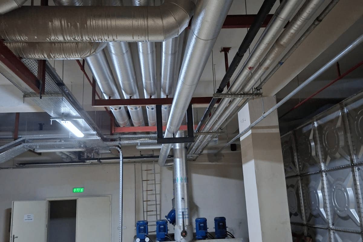 Bursa Uludağ Ceylan Hotel alüminyum boru izolasyonu ve vana ceketi uygulaması