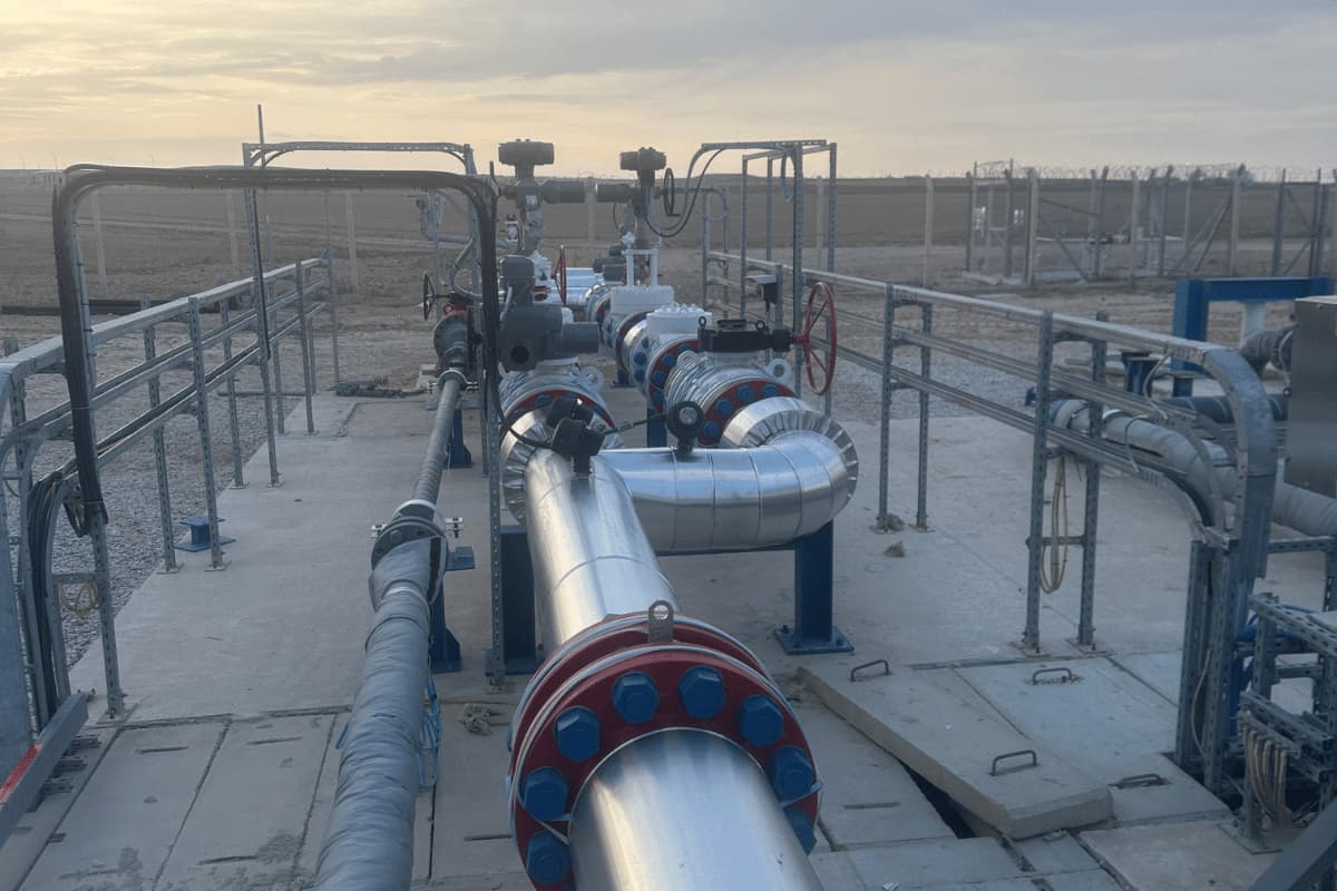 Eskişehir Doğalgaz Bağlantı Hattı endüstriyel izolasyon ve koruyucu sac kaplama uygulaması - İzoplus Teknik Yalıtım 2022.