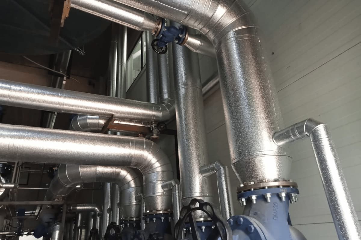 Gülnar Mersin Akkuyu Nükleer Santral lojmanları boru izolasyonu sac kaplama ve vana ceketi uygulaması