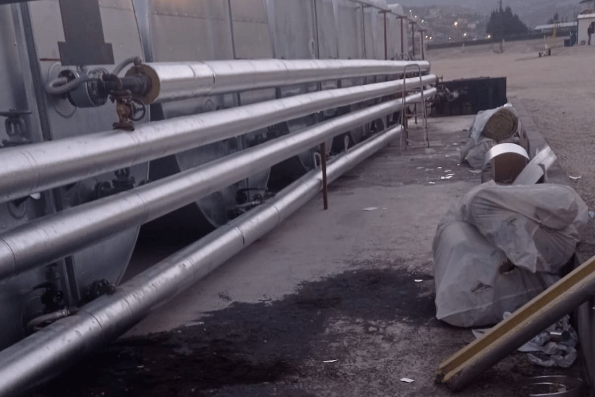 cam yünü boru izolasyon uygulaması ısıtma hattı metre fiyatı çalışması
