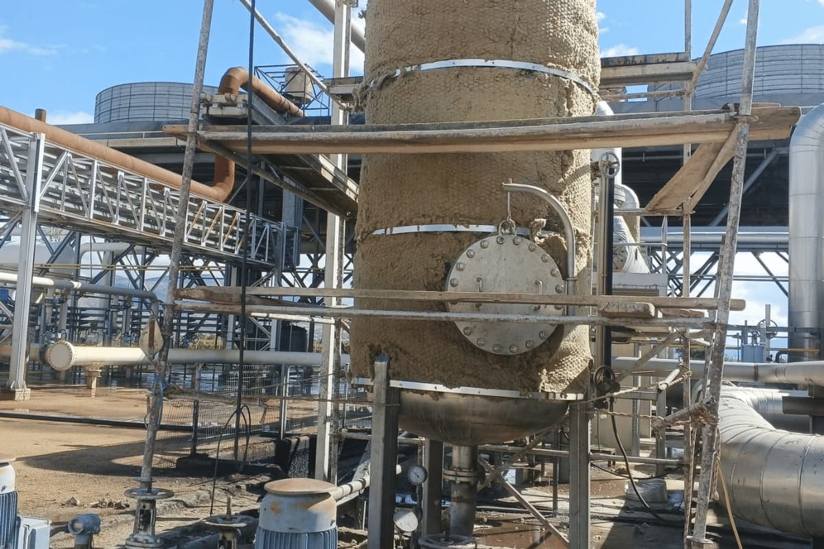 Tank izolasyon ve sac kaplama uygulaması